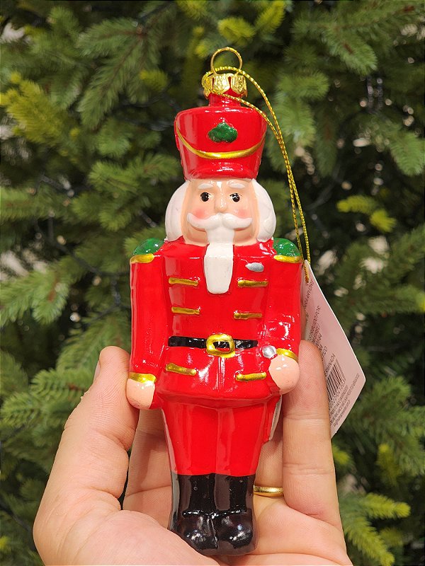 PENDENTE SOLDADO VERMELHO E VERDE 17CM