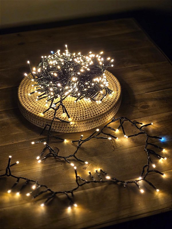 PISCA FESTÃO 500 LEDS WARM COM STROBO BRANCO FRIO 10 METROS BIVOLT USO INTERNO E EXTERNO