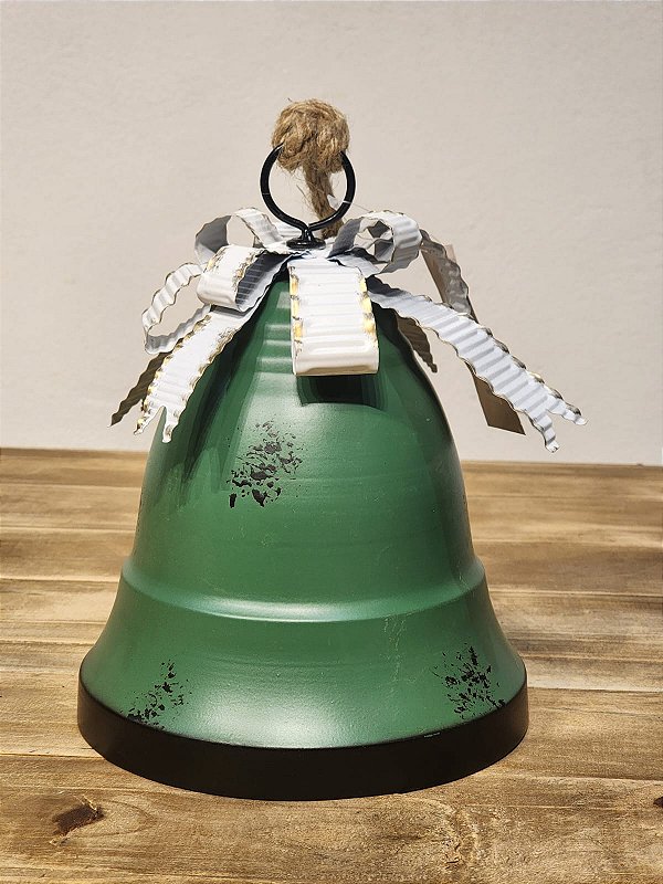 SINO VERDE EM METAL 23CM