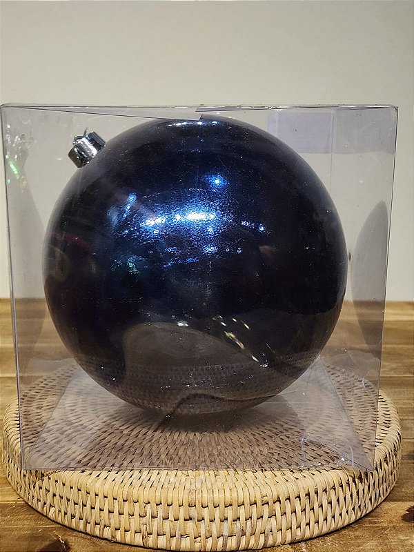 BOLA TRADICIONAL AZUL MEIA NOITE 20CM COM 1 UNID