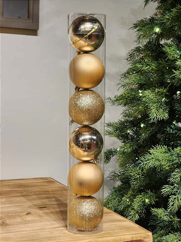 BOLA TRADICIONAL SIENA 8CM KIT COM 6 UNIDS