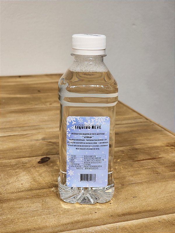 LÍQUIDO CONCENTRADO PARA MAQUINA DE NEVE ARTIFICIAL 350ML