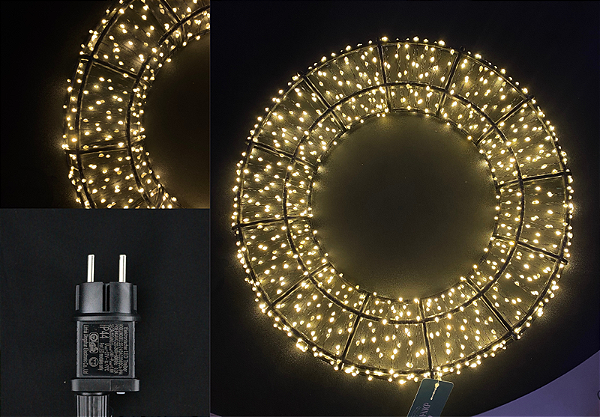 GUIRLANDA COM 800 LEDS WARM USO INTERNO E EXTERNO BIVOLT
