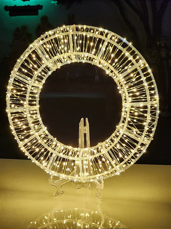 GUIRLANDA COM 800 LEDS WARM USO INTERNO E EXTERNO BIVOLT