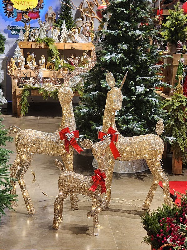 KIT COM 3 RENAS ARAMADAS WARM USO INTERNO E EXTERNO BIVOLT