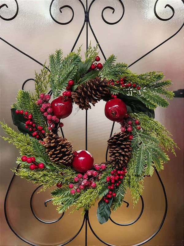 GUIRLANDA DECORADA ROMÃ 55CM