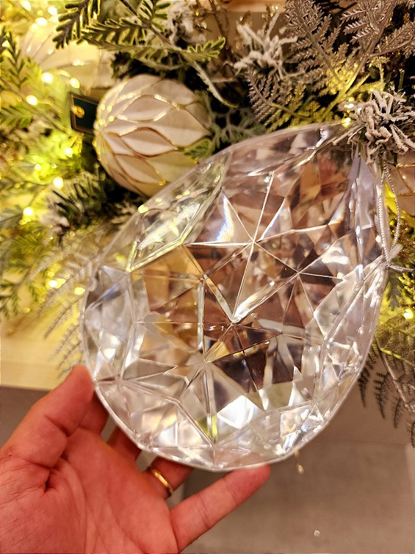 PENDENTE ORNAMENTO JOIA PRATA 19CM - PRÉ VENDA 2025