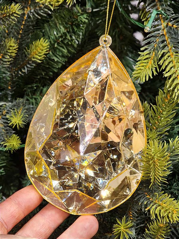 PENDENTE ORNAMENTO JOIA OURO 15CM