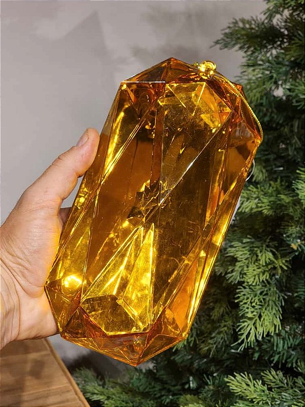 PENDENTE ORNAMENTO JOIA AMBAR 22CM