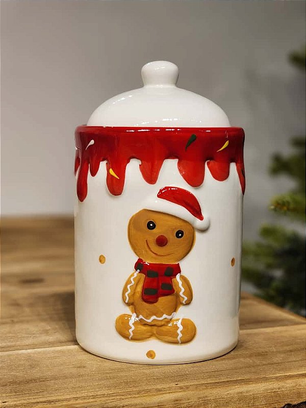 POTE DECORATIVO GINGERBREAD 18CM