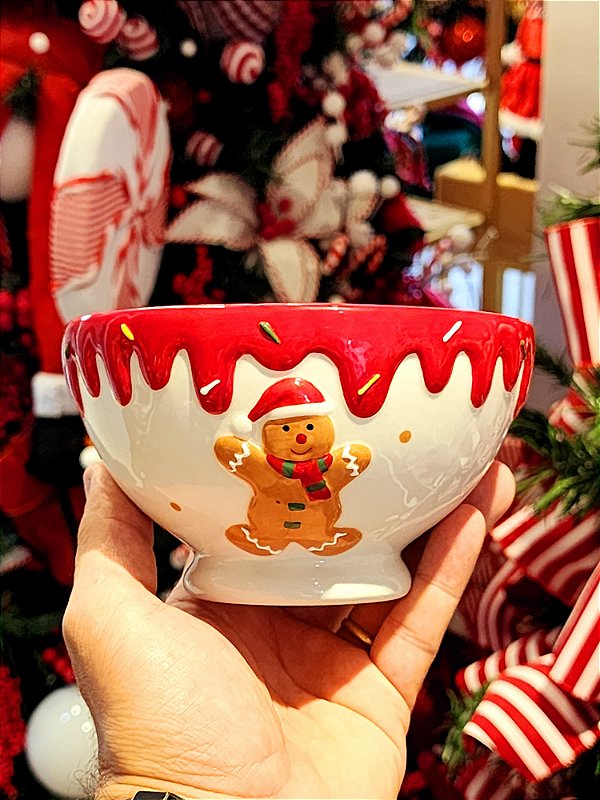 BOWL DECORATIVO GINGERBREAD 14CM - PRÉ VENDA 2025