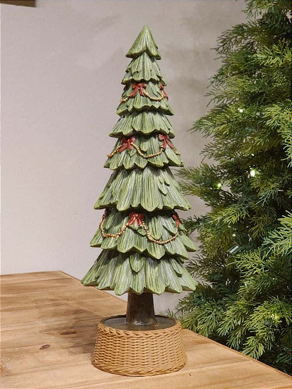 ÁRVORE DE NATAL EM RESINA 41CM
