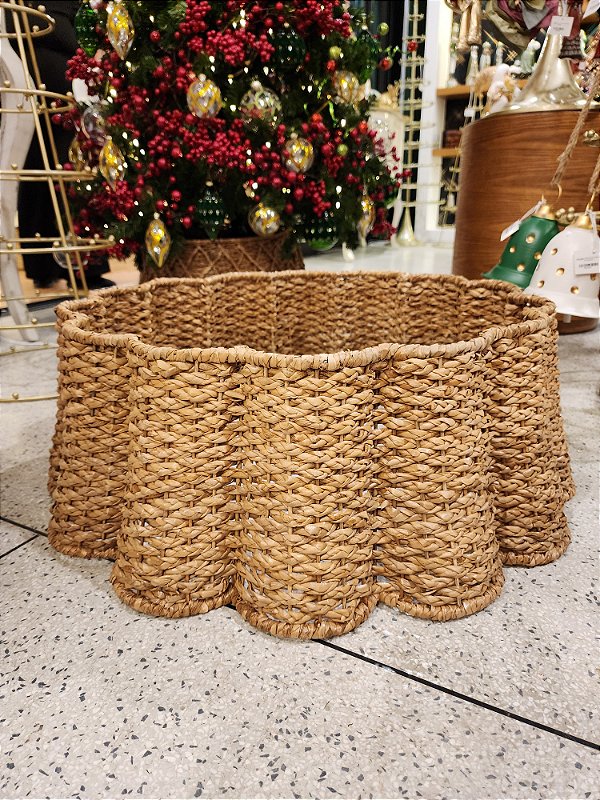 SAIA RIGIDA PARA ÁRVORE DE NATAL FIBRA NATURAL 71CM - PRÉ VENDA 2025