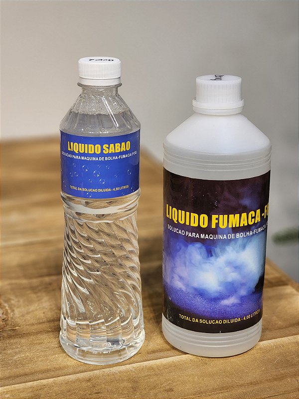 LÍQUIDO CONCENTRADO PARA MÁQUINA DE BOLHAS COM FUMAÇA
