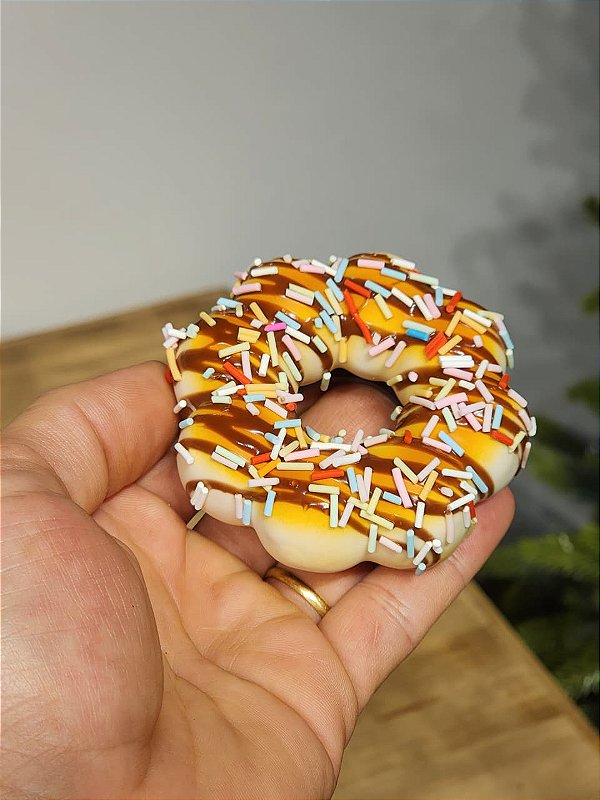 DONNUT DECORATIVO NATALINO 7CM