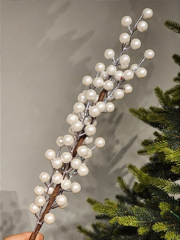 GALHO ARAMADO BERRY BRANCO 56CM
