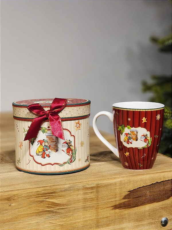 CANECA COM CAIXA DE PRESENTE NATAL