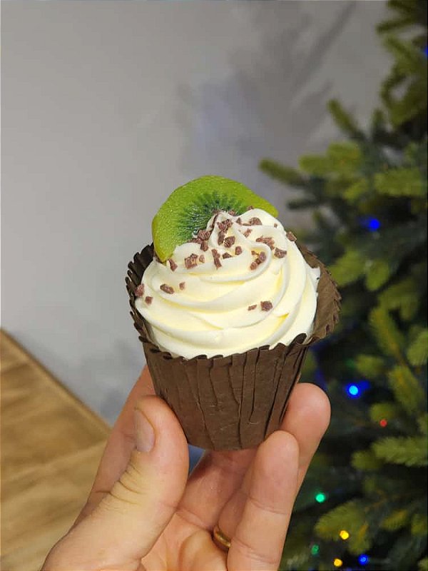 CUPCAKE DECORADO KIWI  7CM