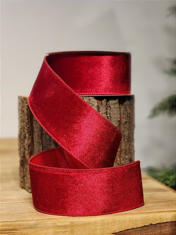 FITA ARAMADA VERMELHA 6,3CM x 9,14M