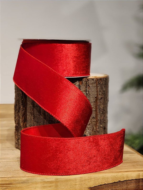 FITA ARAMADA VERMELHA 6,3CM x 9,14M