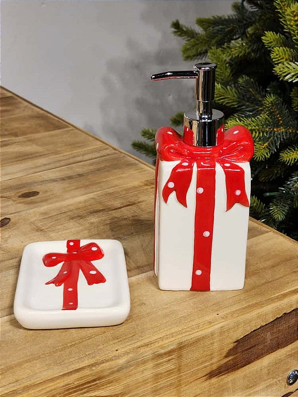 PORTA SABONETE KIT COM 2 PEÇAS 19CM