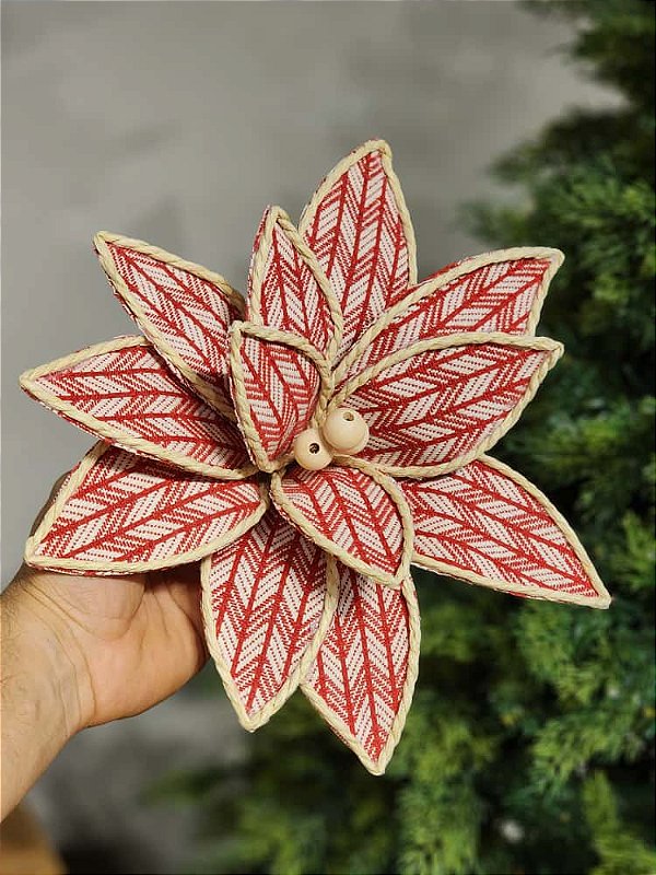 FLOR POINSÉTIA NATALINA 32CM