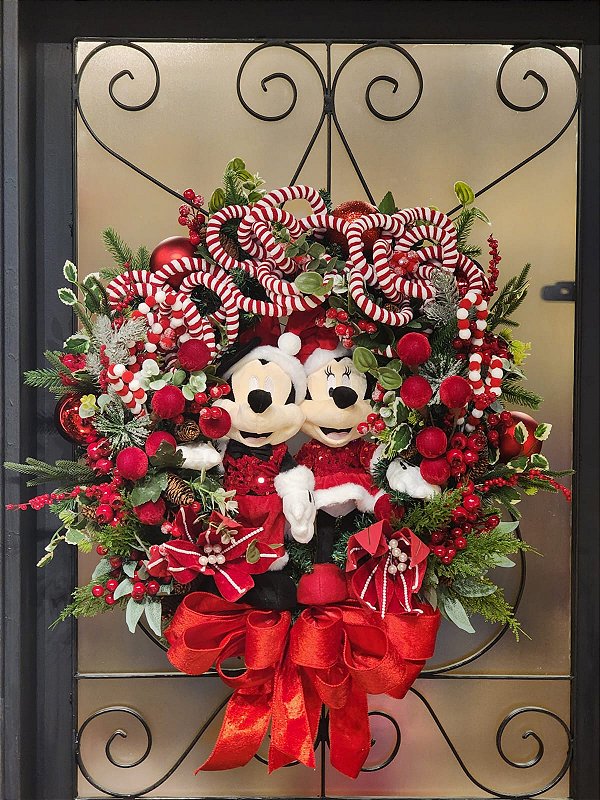 GUIRLANDA DECORADA MICKEY E MINNIE