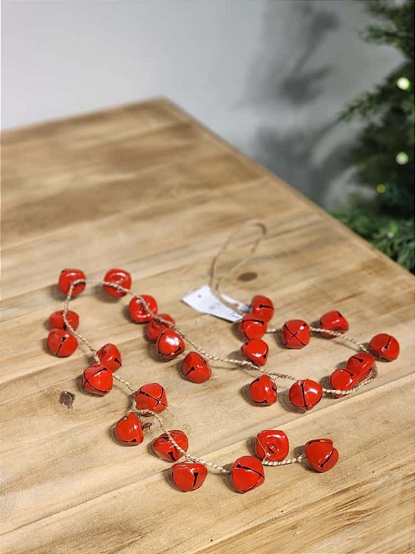 FESTÃO GUIZOS VERMELHO 1,40CM