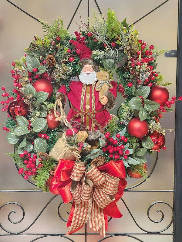 GUIRLANDA DECORADA NOEL EM PÉ