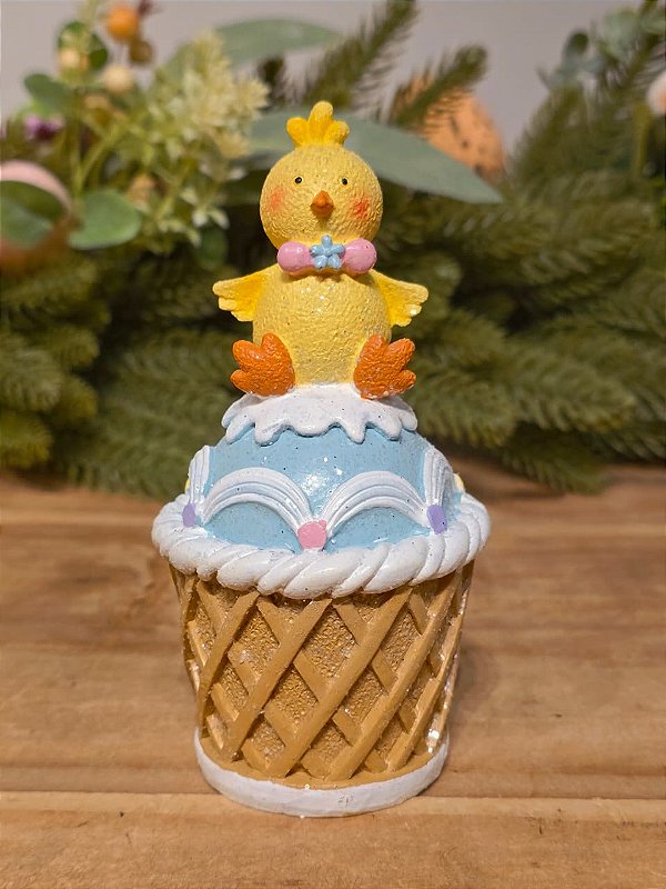 CUPCAKE COM PINTINHO 13CM