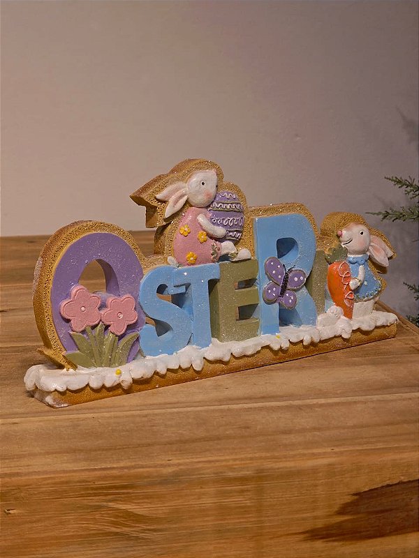 PLACA DE PÁSCOA OSTER 33CM