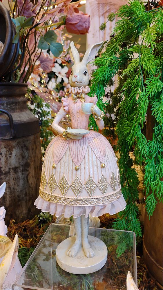 COELHA BAILARINA DE LUXO 40CM - PRÉ VENDA 2026