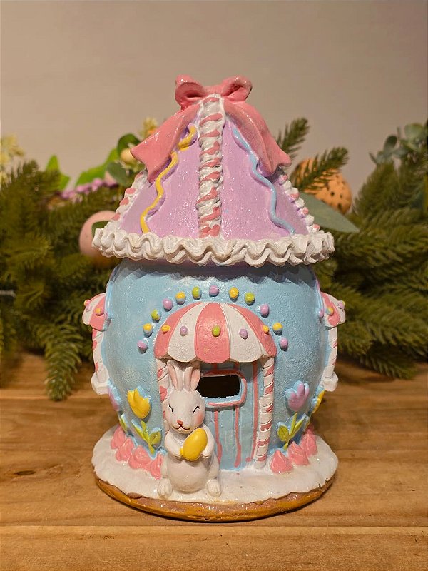 CASINHA EM FORMATO DE OVO CANDY 20CM