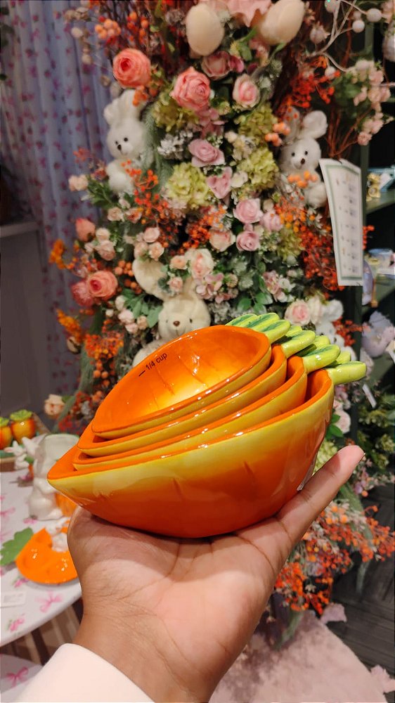 JOGO DE MEDIDORES CENOURA COM 4 UNIDADES - PRÉ VENDA 2026