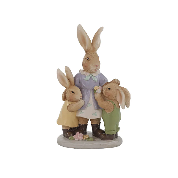 COELHA COM FILHOTES 16,5CM - PRÉ VENDA 2026