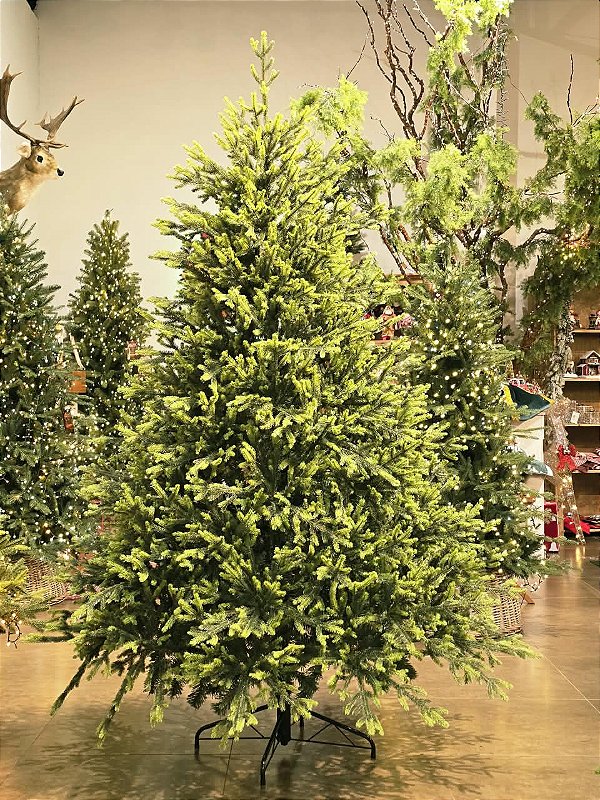 ÁRVORE LUXO PINHEIRO SUPER REALISTA NORDIK 2,10CM 917 GALHOS EMBORRACHADOS
