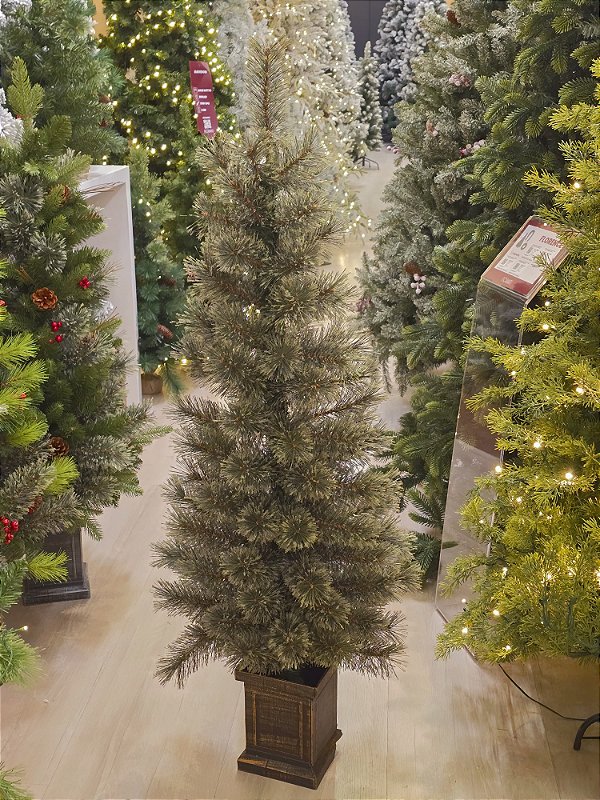 ÁRVORE PINHEIRO NO VASO 1,20CM 96 GALHOS - PRÉ VENDA 2026