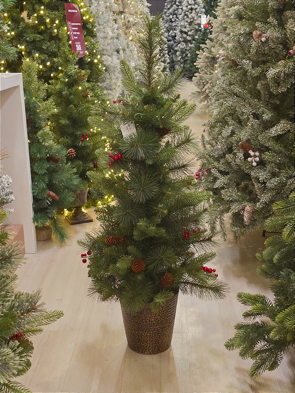 ÁRVORE PINHEIRO NO VASO 1,05CM 112 GALHOS - PRÉ VENDA 2026