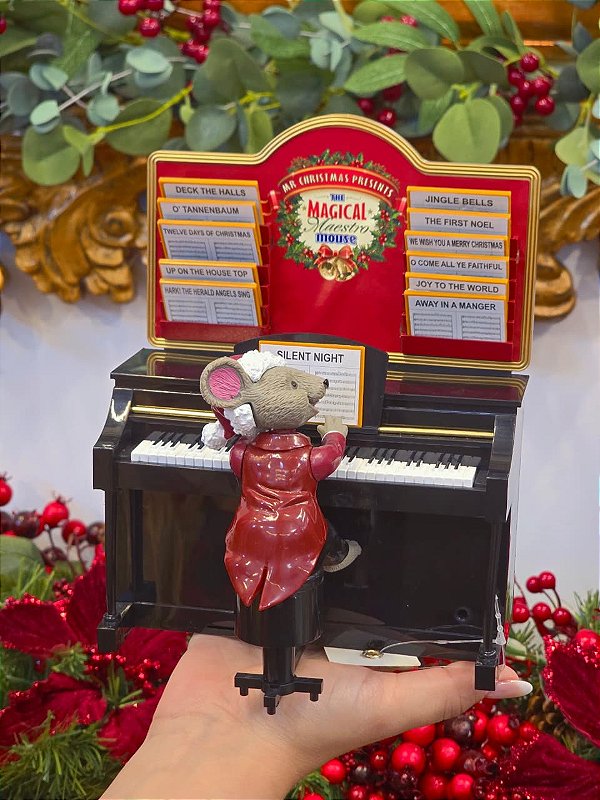 RATINHO PIANISTA 13CM - PRÉ VENDA 2026