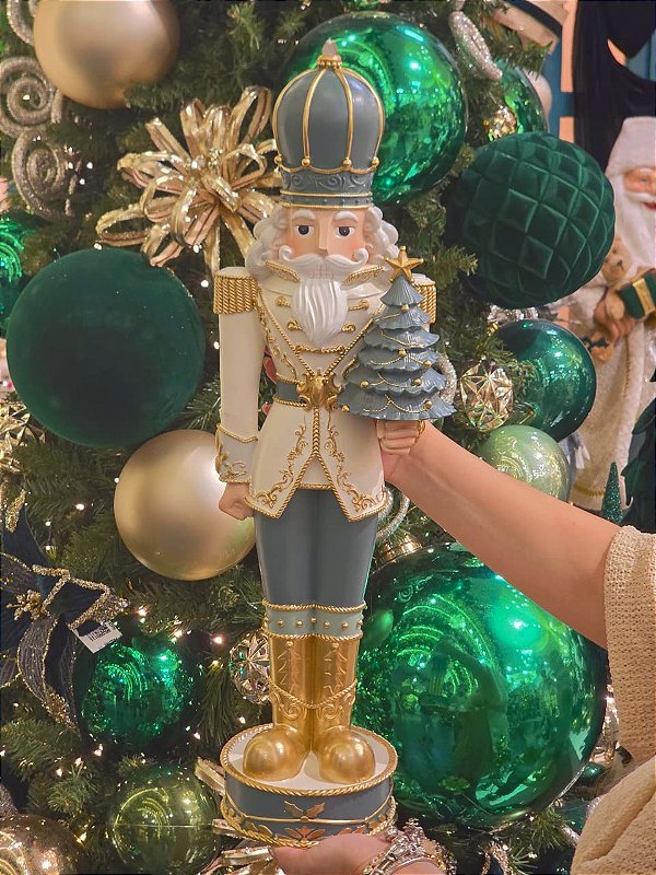 QUEBRA NOZES VERDE CHAMPANHE 60CM - PRÉ VENDA 2026