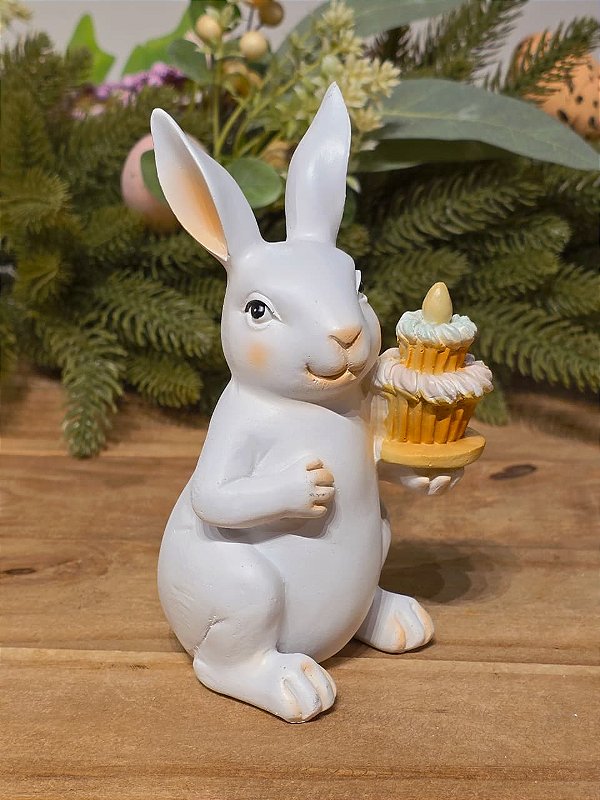 COELHO COM BOLO 16CM