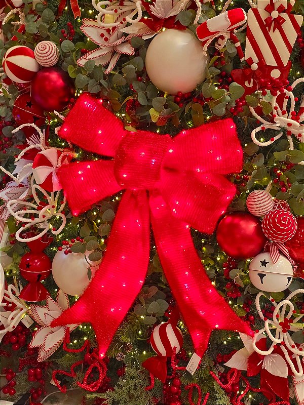 LAÇO ILUMINADO 84 LEDS WARM 50CM - PRÉ VENDA 2026