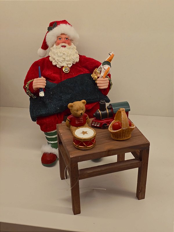 PAPAI NOEL COLECIONÁVEL ARTISTA 20CM - PRÉ VENDA 2026