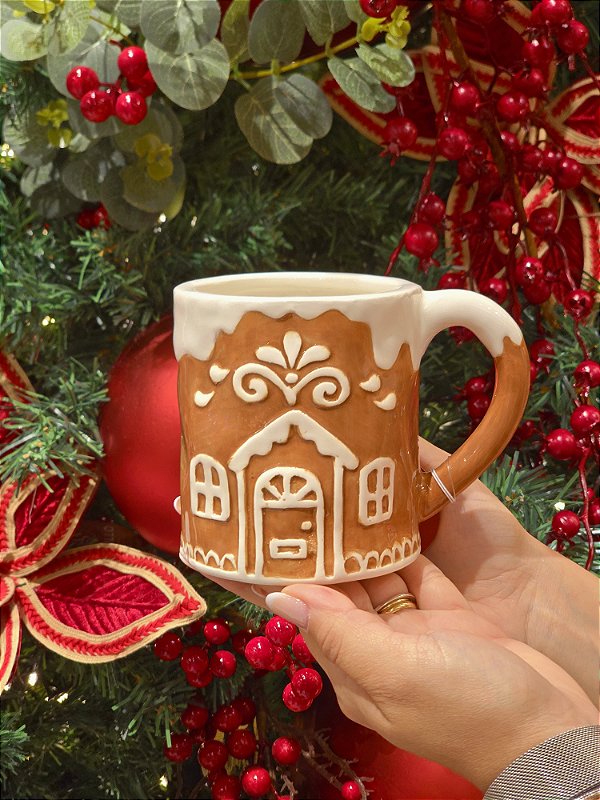 CANECA CASA GINGER 10CM - PRÉ VENDA 2026