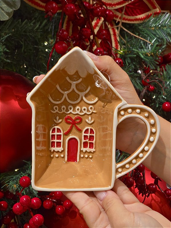 PETISQUEIRA COM ALÇA EM FORMATO DE CASA GINGER 15CM - PRÉ VENDA 2026