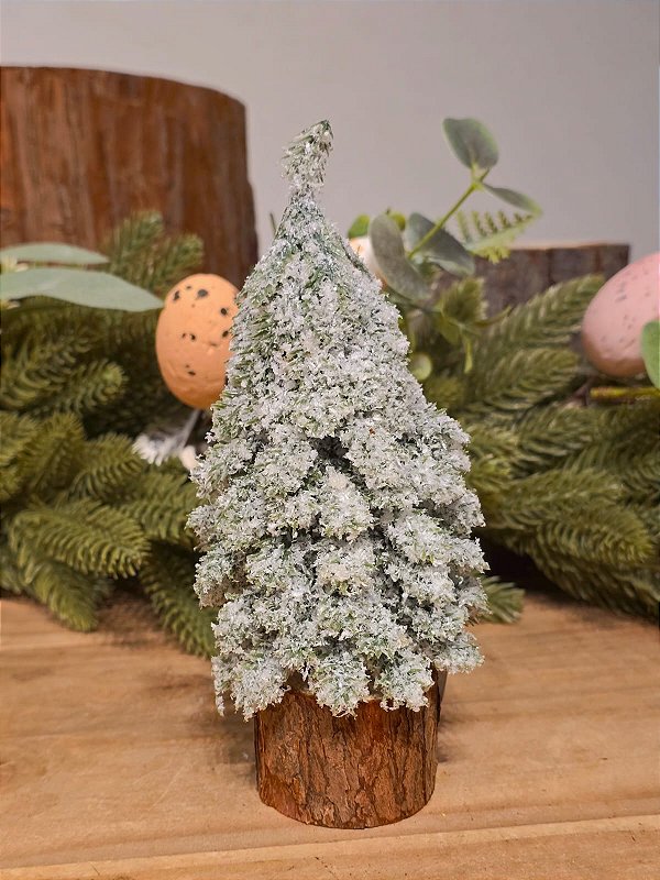 MINI ÁRVORE NO TRONCO 19CM