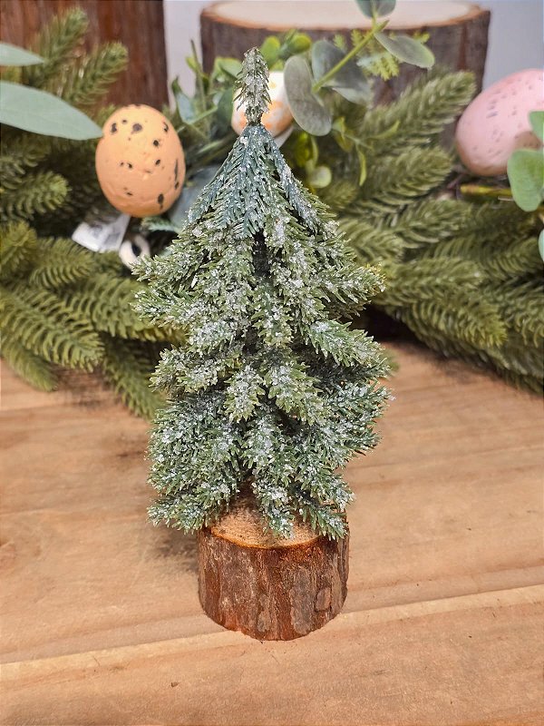 MINI ÁRVORE NO TRONCO 19CM