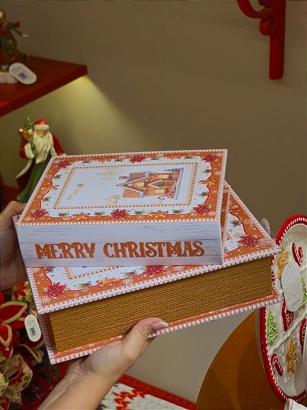 JOGO DE LIVRO CAIXAS GINGER 27CM - PRÉ VENDA 2026