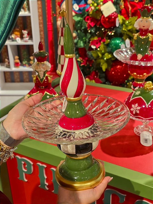 SUPORTE PARA DOCES TORRE EM CERÂMICA 50CM - PRÉ VENDA 2026