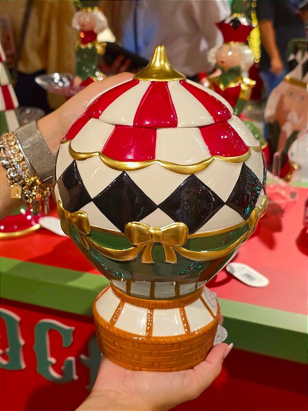 POTE DE CERÂMICA EM FORMATO DE BOLÃO 26CM - PRÉ VENDA 2026